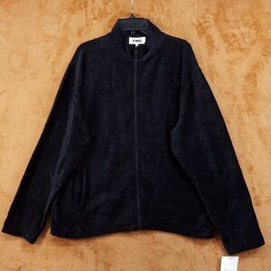 YMC Jacket Mens XL Black Corduroy Zip Up INTERCEPTOR $295